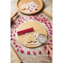 Karmelom Studio Türkçe Karakter Harf, Rakam ve Sembol Baskı Seti - Hamur ve Kil Için Stampa Damga Takımı (86 Parça)