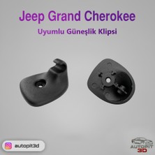 AutoPit 3D Jeep Grand Cherokee Uyumlu Güneşlik Klipsi