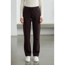 Beli Lastikli Yüksek Bel Palazzo Spor Pantolon