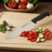 Akyüz Home Sürbisa 61180 Şef Aşçı Bıçağı Sürmene Bıçağı Paslanmaz Çelik Profesyonel Et Kesim Doğrama Için 34 cm