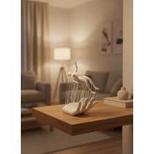 Marsilyan El Insan Figürü Beyaz Modern Soyut Tasarım Salon ve Ofis Dekorasyonu