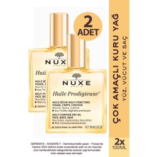 Nuxe Huile Prodigieuse Çok Amaçlı Kuru Yağ 100 ml 2 Adet