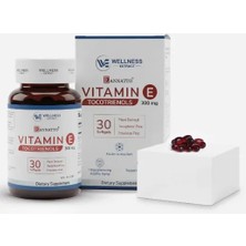 Wellness Extract Eannatto Tocotrienols Vitamin E Supplements Tocopherol Free, Non-Gmo, Gluten Free  Antioxidant (300MG 30 Softgels).
