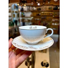 Acar Clarıssa Gri Tek Kişilik Türk Kahvesi Fincanı