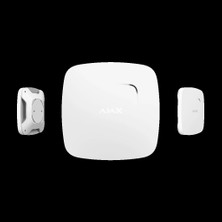 Ajax  Fire Protect Plus, Kablosuz, Isı ve Duman Dedektörü, Beyaz