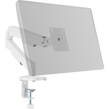 ErgoMekan F90 Slim 17-32” Monitör Standı Beyaz (Maks: 9kg)