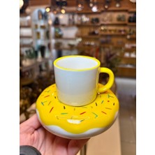 Acar Donut Sarı Tek Kişilik Türk Kahvesi Fincanı