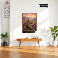 Akıllı Kağıt Türkiye Iller Tablo - Poster Şebinkarahisar (Model-34)