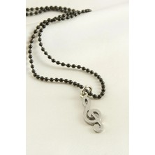 Marsilyan Nota Top Zincirli Erkek Kolye