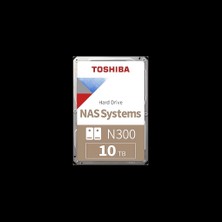 Toshiba Toshıba N300, MN10ADA10TS, 3.5", 10TB, 512MB 7200 Rpm, Sata3, 7/24 Nas, Server, HDD (Türkiye Distribütörü Garantili)