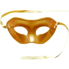 Niyet Gold Parti Maskesi Gold Balo Maskesi - Yılbaşı - Parti Maskesi - Doğum Günü