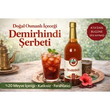 Dafa Demirhindi Suyu 750 ml | Geleneksel Osmanlı Şerbeti | Doğal & Ferahlatıcı İçecek | %20 Meyve İçeriği