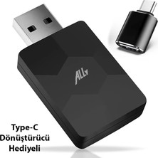 Marsilyan Ally Kablosuz Car Play Adaptörü Apple ve Android Cihazlar Için Wireless Carplay ÇEVIRICI-(5775)