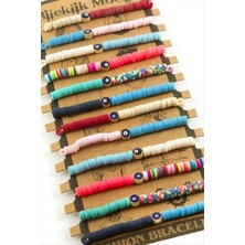 Marsilyan Nazar Fimo Boncuk Bileklik