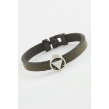 Marsilyan Üçgen Kaliteli Suni Deri Bileklik