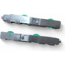 AGM Pvc Sürme Kapı Pencere Tekeri (4 Adet) ,sürme Kapı Tekeri , Pimapen Pvc Sürme Tekeri Sessiz Çiftli Ayarlanabilir Teker 4 Adet