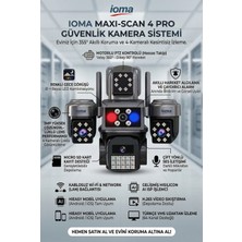 Ioma 4 Kameralı Wifi - Maxı Scan Pro  - Çakarlı - 64 Kanal Vms Kablosuz Kamera