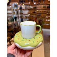 Acar Donut Yeşil Tek Kişilik Türk Kahvesi Fincanı