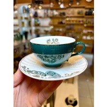 Acar Clarıssa Yeşil Tek Kişilik Türk Kahvesi Fincanı