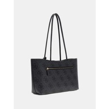Guess Janie Logolu Girlfriend Kadın Antrasit Omuz Çantası HWOS9924230-CLO