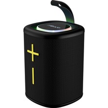 Marsilyan Mıkado MD-26BT 6W Taşınabilir Usb/aux/bt/tf Rgb Işıklı 1200MAH IPX66 Su Geçirmez Bluetooth Spe