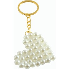 Marsilyan Kalp Inci Anahtarlık