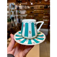Acar Anıta Turkuaz Tek Kişilik Türk Kahvesi Fincanı