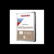 Toshiba Toshıba N300, MN10ADA800S, 3.5", 8tb, 512MB 7200 Rpm, Sata3, 7/24 Nas, Server, HDD (Türkiye Distribütörü Garantili)