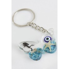 Marsilyan Kelebek Epoksi Anahtarlık