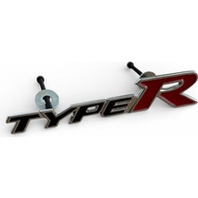 Mes Store Honda Uyumlu Typer Yazılı Metal Vidalı Arma Panjur Logosu Amblemi Typer