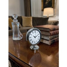 urfakent bilişim ve medya danışmanlık Krom Zarif 25 x 20 cm Metal Masa Saati