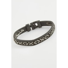 Marsilyan Ipli Kaliteli Suni Deri Bileklik