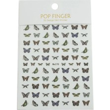 Marsilyan Kelebek Tattoo Dövme Sticker