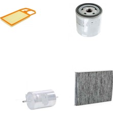 Sardes Filtre Seti Volkswagen Golf 4 1.6 Benzin Aus Atn Motor 105 Beygir 1998-2003 4lü Hava + Yağ F. + Yakıt + Polen
