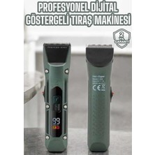 Marsilyan Tıraş Makinesi Dijital Göstergeli Turbo Motor Paslanmaz Çelik