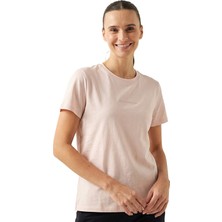 Skechers W Essential Crewneck T-Shirt Kadın Açık Pembe Tshirt S2510029-0441