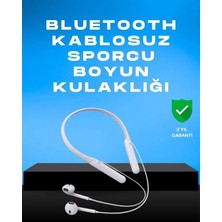 Marsilyan Kablosuz Bluetooth Kulaklık – Boyun Askılı, 100 Saat Pil Ömrü