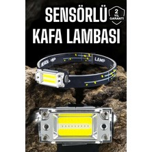 Marsilyan Kafa Lambası LED Fener Pratik Taşınabilir Ayarlanabilir USB Şarjlı