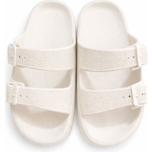 SUNYOGA Ser&kadın Eva Çift Tokalı Terlik Ortopedik Rahat Taban Günlük Kullanım