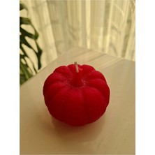 Verda Desing Kokulu Açık Pembe Bal Kabağı El Yapımı Dekoratif Tasarım Mum