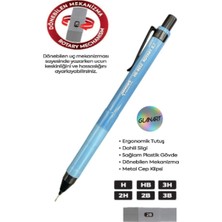 Glanart Dönebilen Uç Mekanizmalı 0,7 Uçlu Kalem Rotary 1 Adet