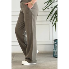 Beli Lastikli Pamuk Palazzo Pantolon