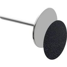 Rulia Professional 25 mm Paslanmaz Çelik Podo Disk Başlık | Ayak Törpüleme Pedi Ucu 2.35 mm Şaft