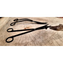 Purple Red Dalga ve Kıvrımlı Makas Seti