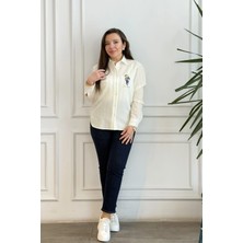 Yüksek Bel Likralı Mom Jean