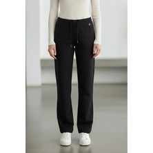 Beli Lastikli Yüksek Bel Palazzo Spor Pantolon