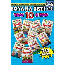 Anonim  Okul Öncesi Süper Etkinlik Boyama Seti (3-6 Yaş) 10 Kitap