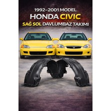 EP Garaj Otomotiv Honda Civic 1992-2001 Model Uyumlu Sağ Sol Davlumbaz Takımı