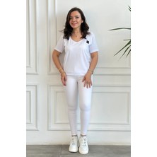 Yüksek Bel Likralı Dar Paça Kot Pantolon