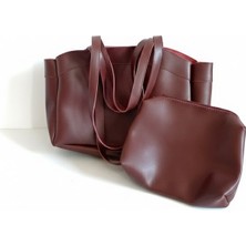 ÜçKol Ticaret Duo Serisi Yavrulu Kadın Omuz ve El Çantası